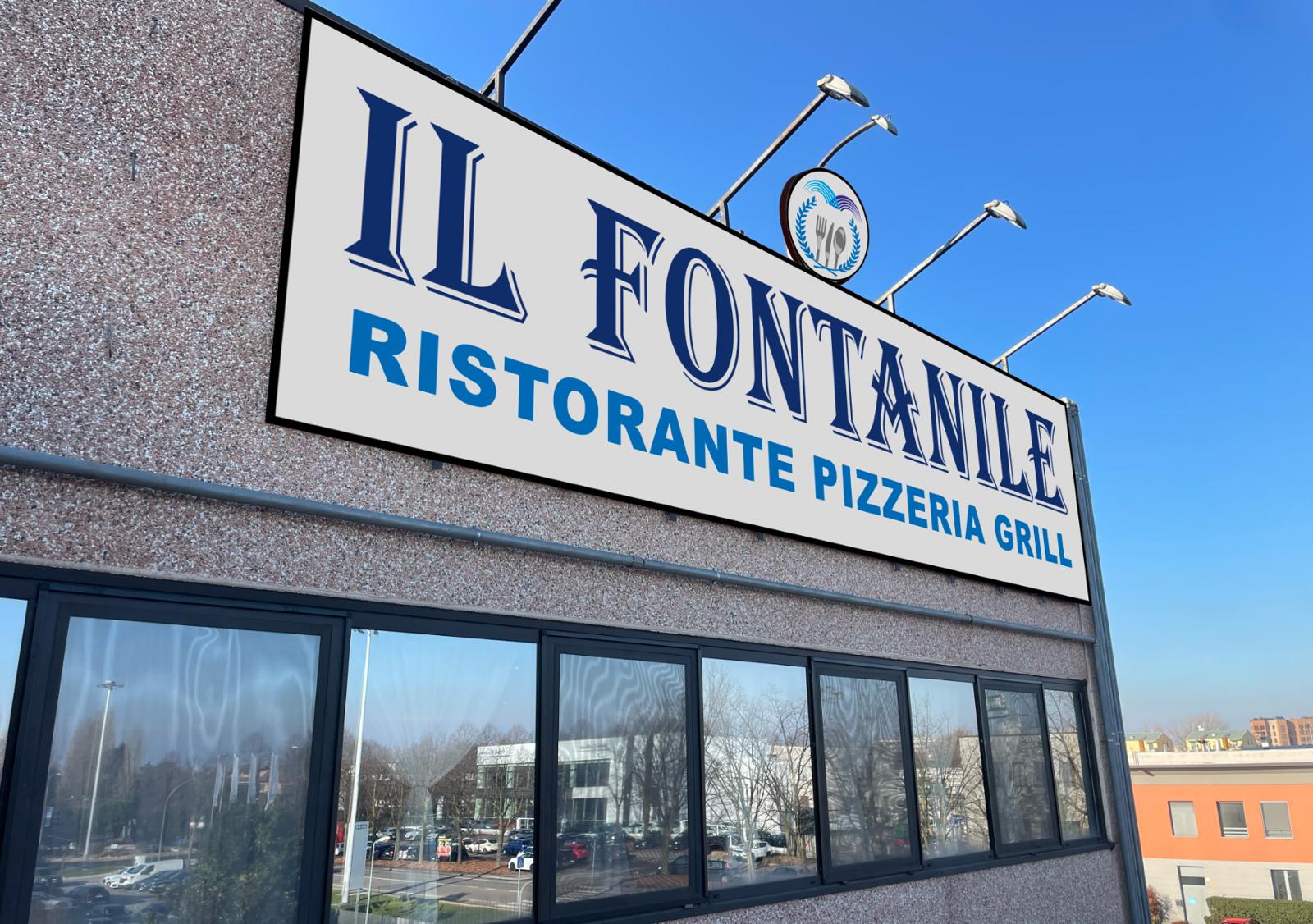 Insegna del ristorante Il Fontanile