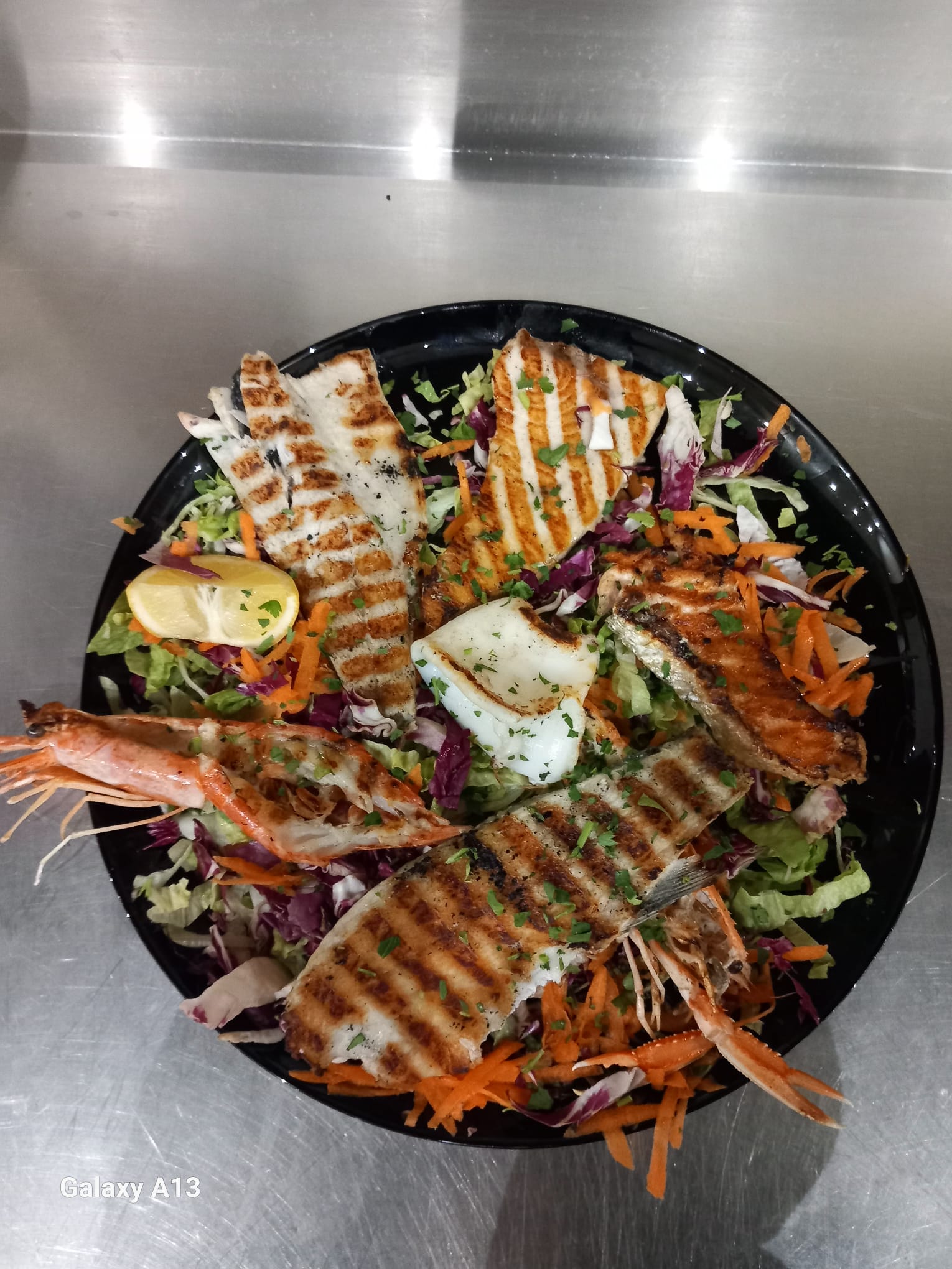 Fish dish at Il Fontanile